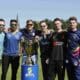 Captains pose with the trophy ahead of the European T20 Premier League 2026