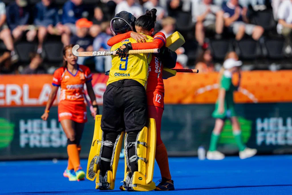 Indian women hold England