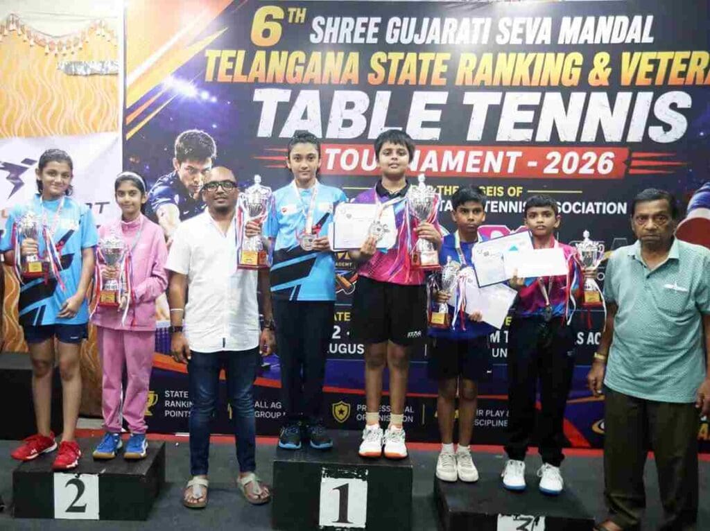 Adhira won the Under-11 girls singles title