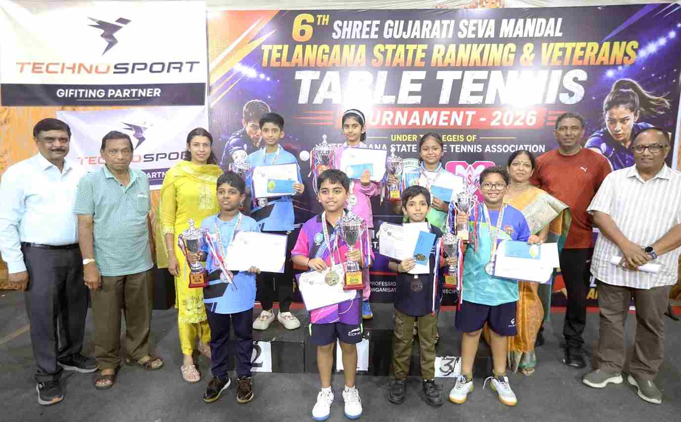 Shubham Dey won the Under-11 boys singles title