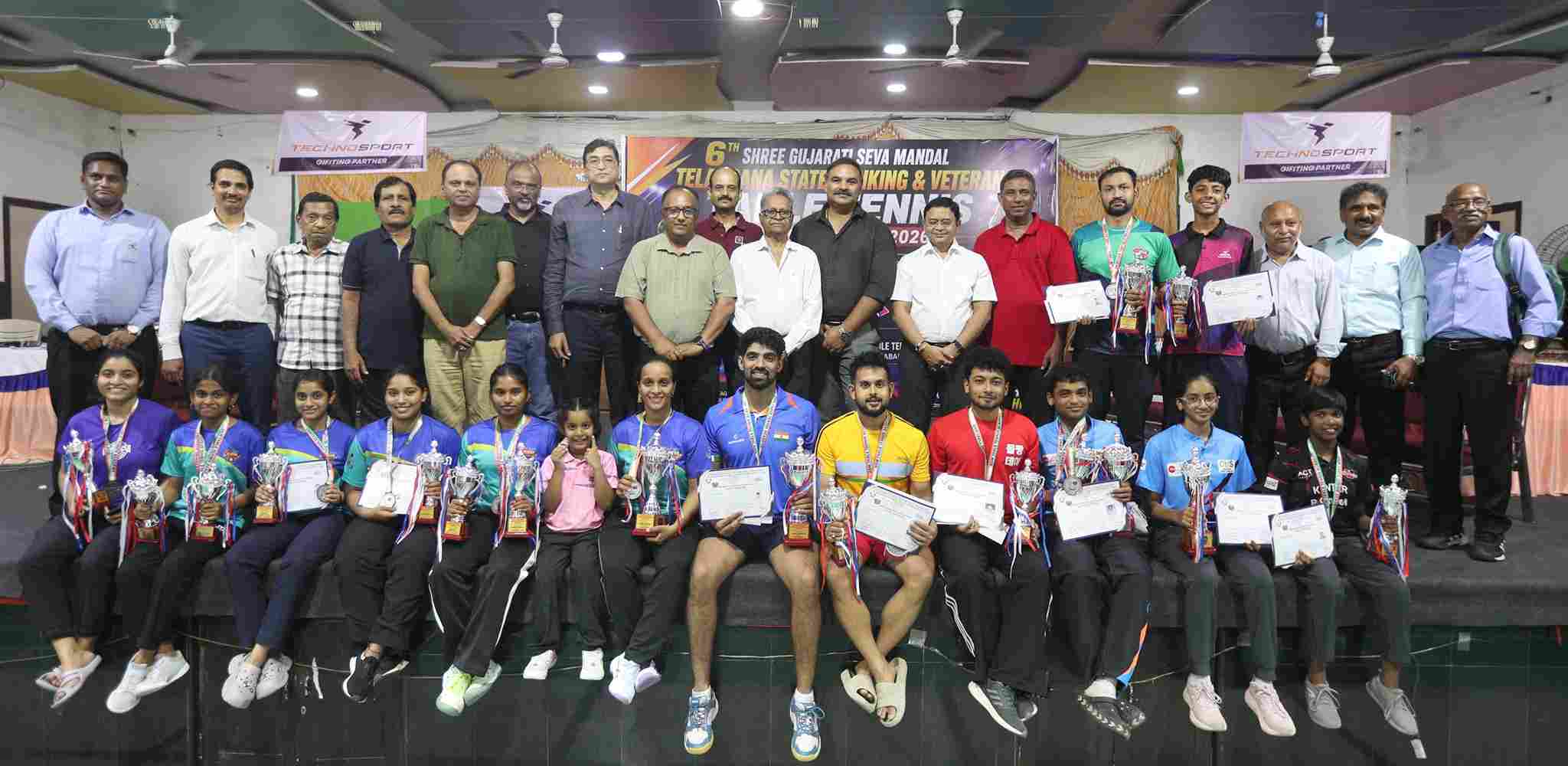 Nikhat Banu and Ali Mohammed reign supreme at GSM table tennis