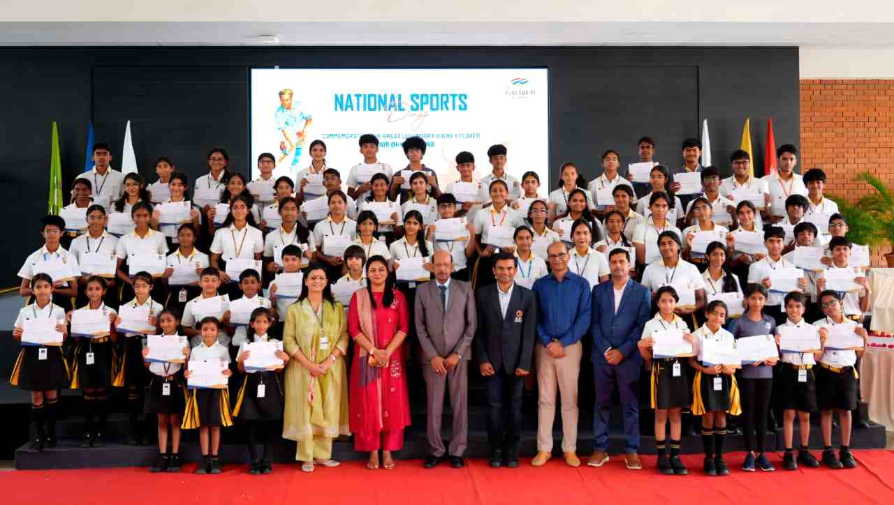 Shabbir Ali at the Gaudium School's National Sports Day