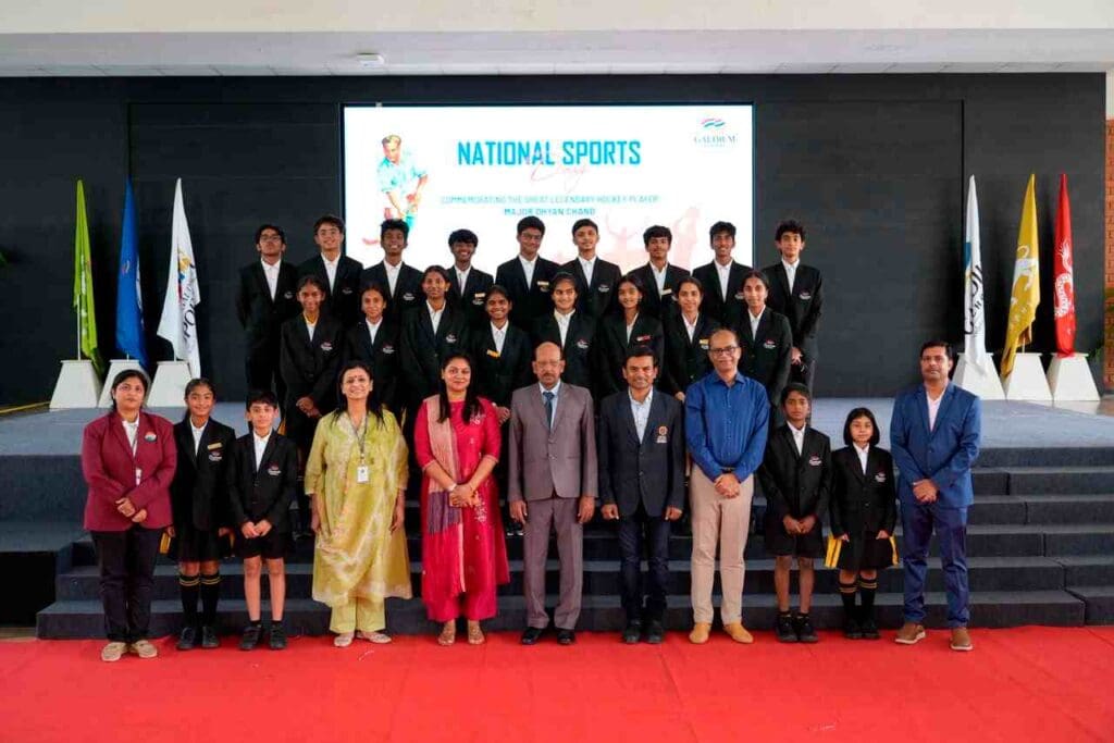 Shabbir Ali at the Gaudium School's National Sports Day