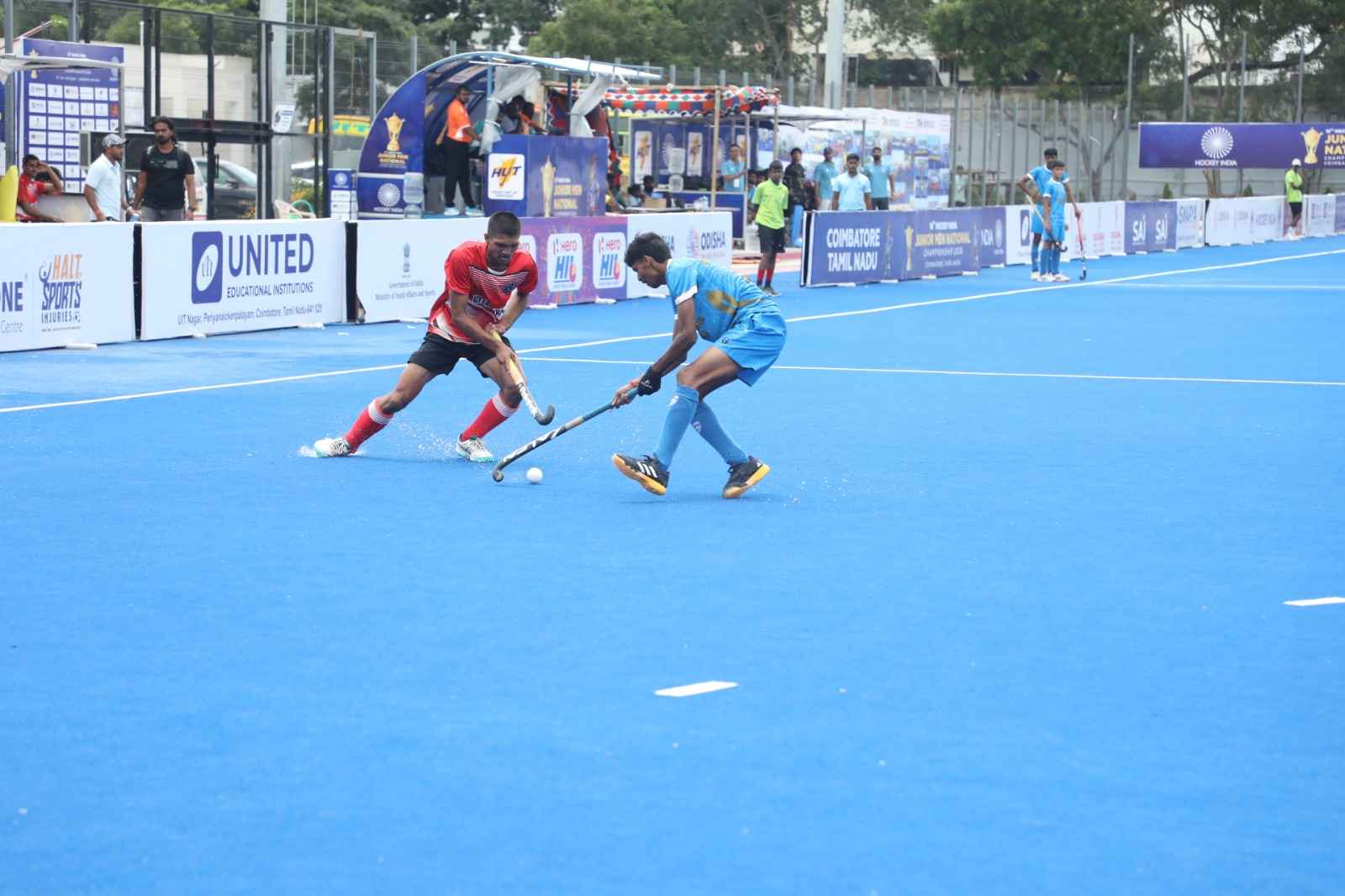 Hockey Karnataka securing a hard-fought 4-3 victory over Hockey Bengal