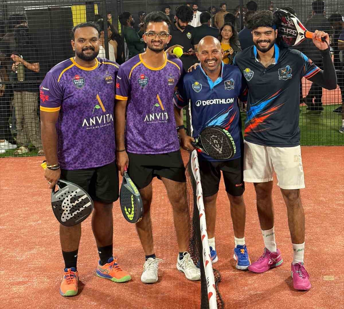 Hy-Rollers defeated Anvita Aces 3-1 in the Hyderabad Padel League