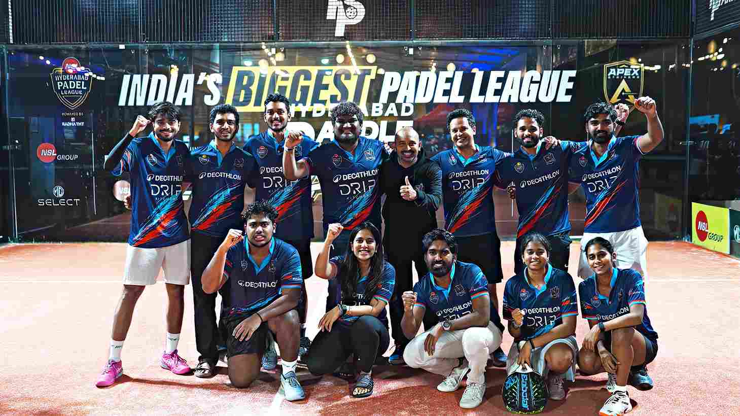 Hy-Rollers defeated Apex Strikers 4-0 in Hyderabad Padel League