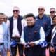 Jay Shah inaugurating the TCA Arena in Tanzania