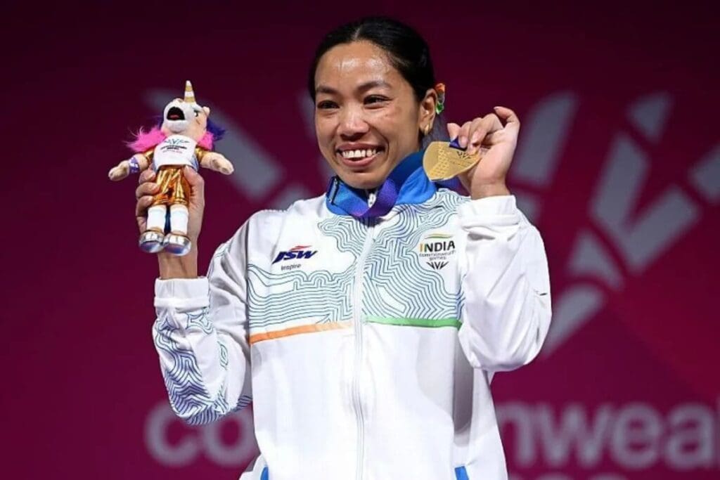 Mirabai Chanu wins gold at CWG 