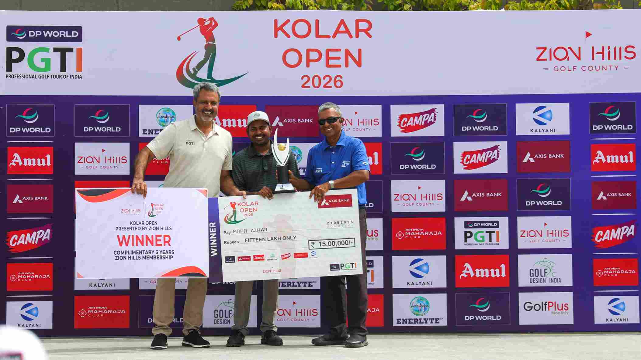 Mohd Azhar wins Kolar Open title