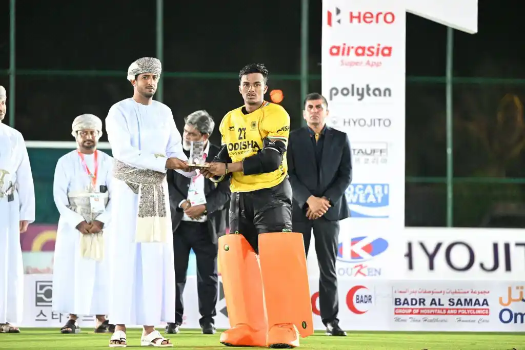 Indian goalkeeper Mohith HS