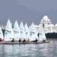 Sailing at the Hussain Sagar lake