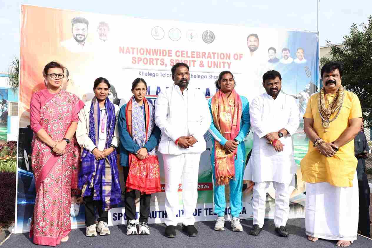 National sports day celebrated in Telangana