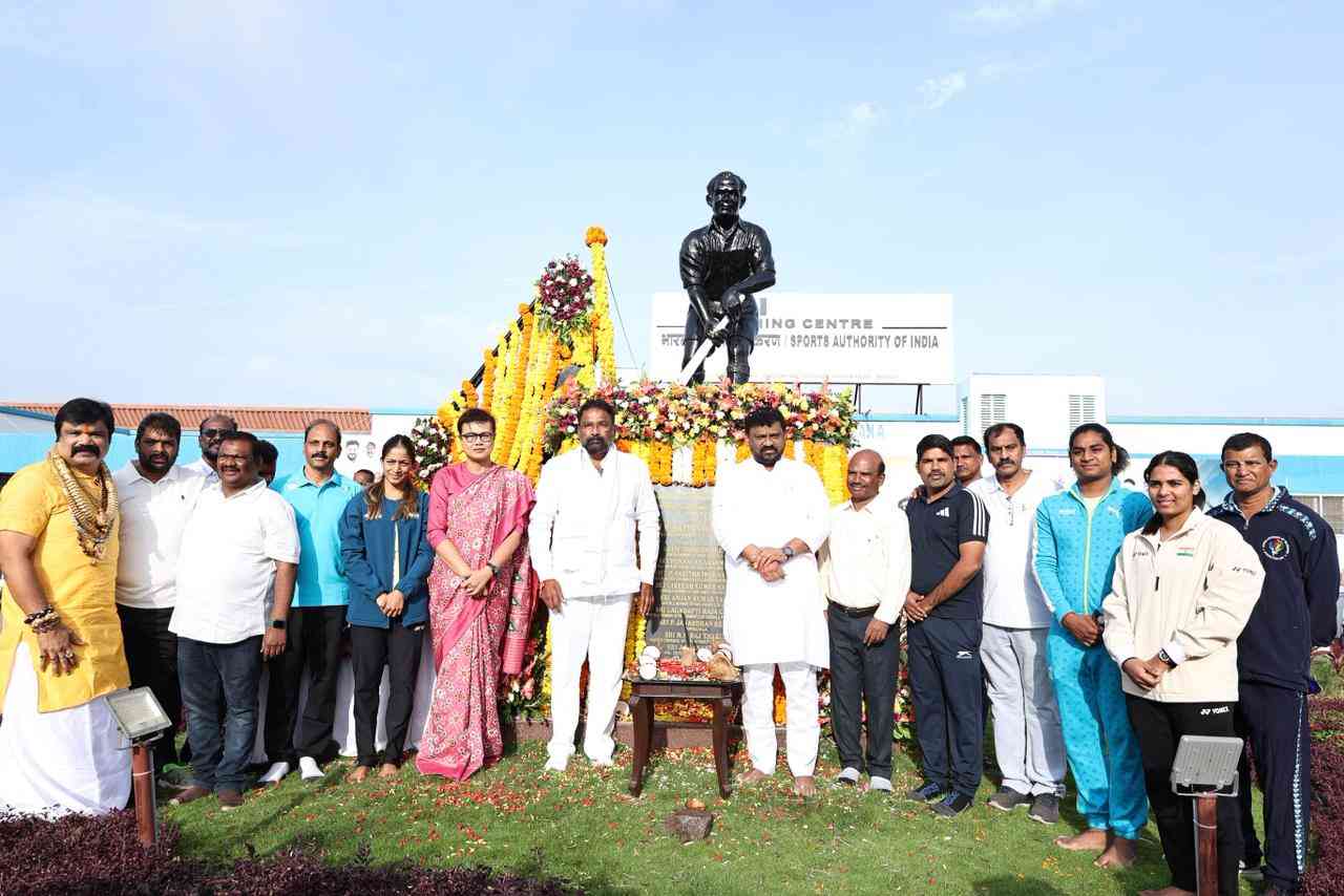 National sports day celebrated in Telangana