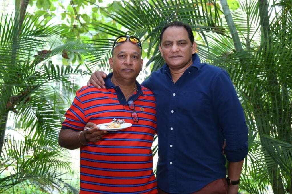 Noel Carr and Mohd Azharuddin