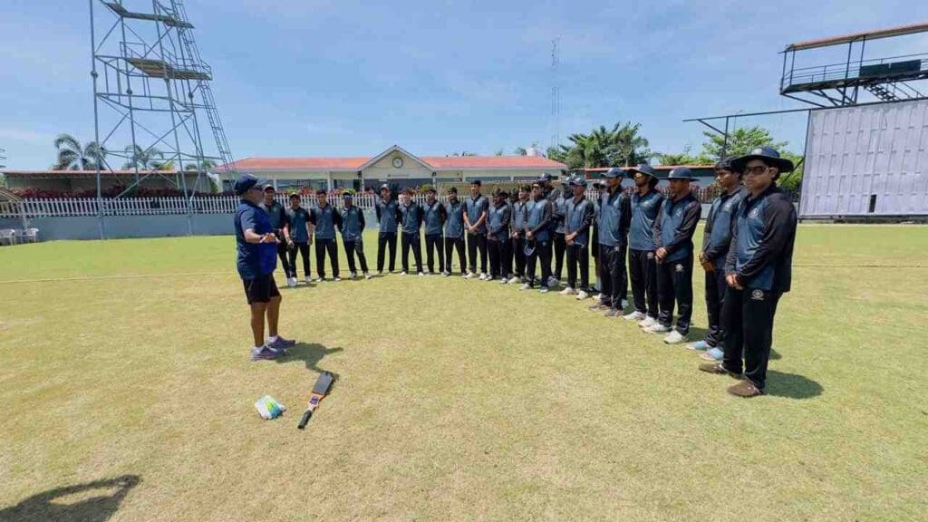Noel David at the Elite Under-19 camp