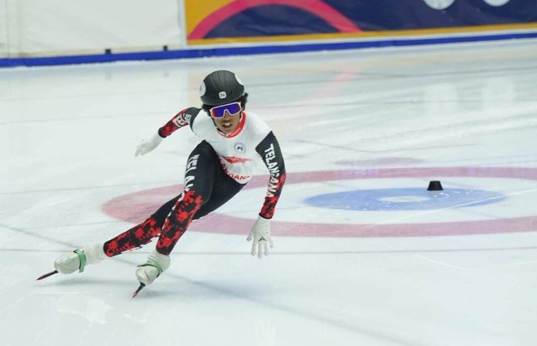 Telangana’s Pranav bags three medals at Asian Open Short Track Championship in Dehradun