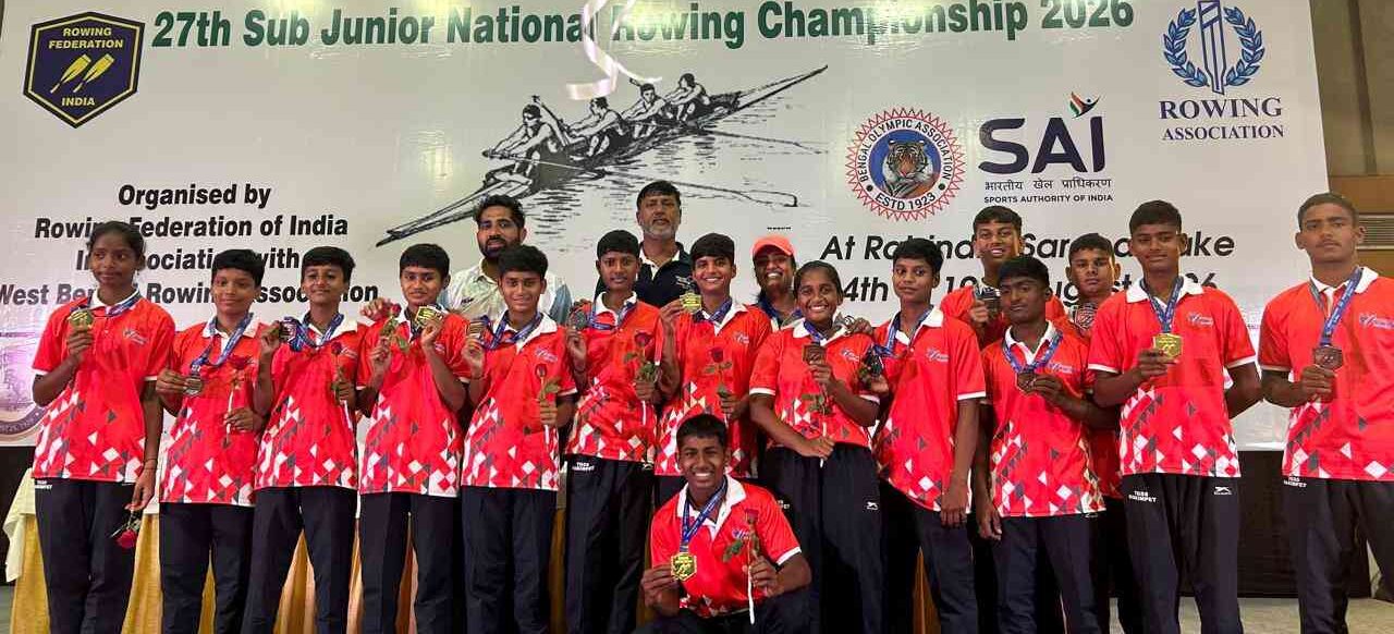 Telangana rowers’ bag six medals at sub jr nationals