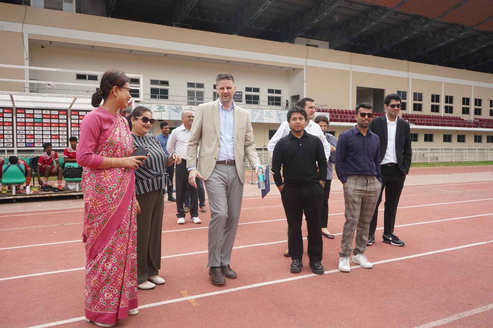 USA consulate officials with SATG MD Dr A Sonibala Devi
