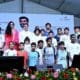 Nara Lokesh lays foundation stone for PV Sindhu Center for Sports Excellence