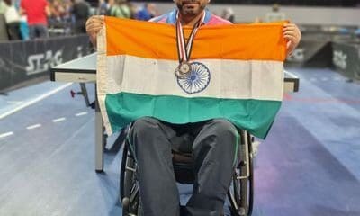 India para paddler Sumit Sehgal