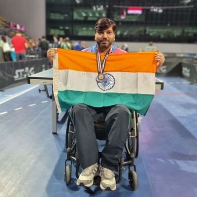 India para paddler Sumit Sehgal
