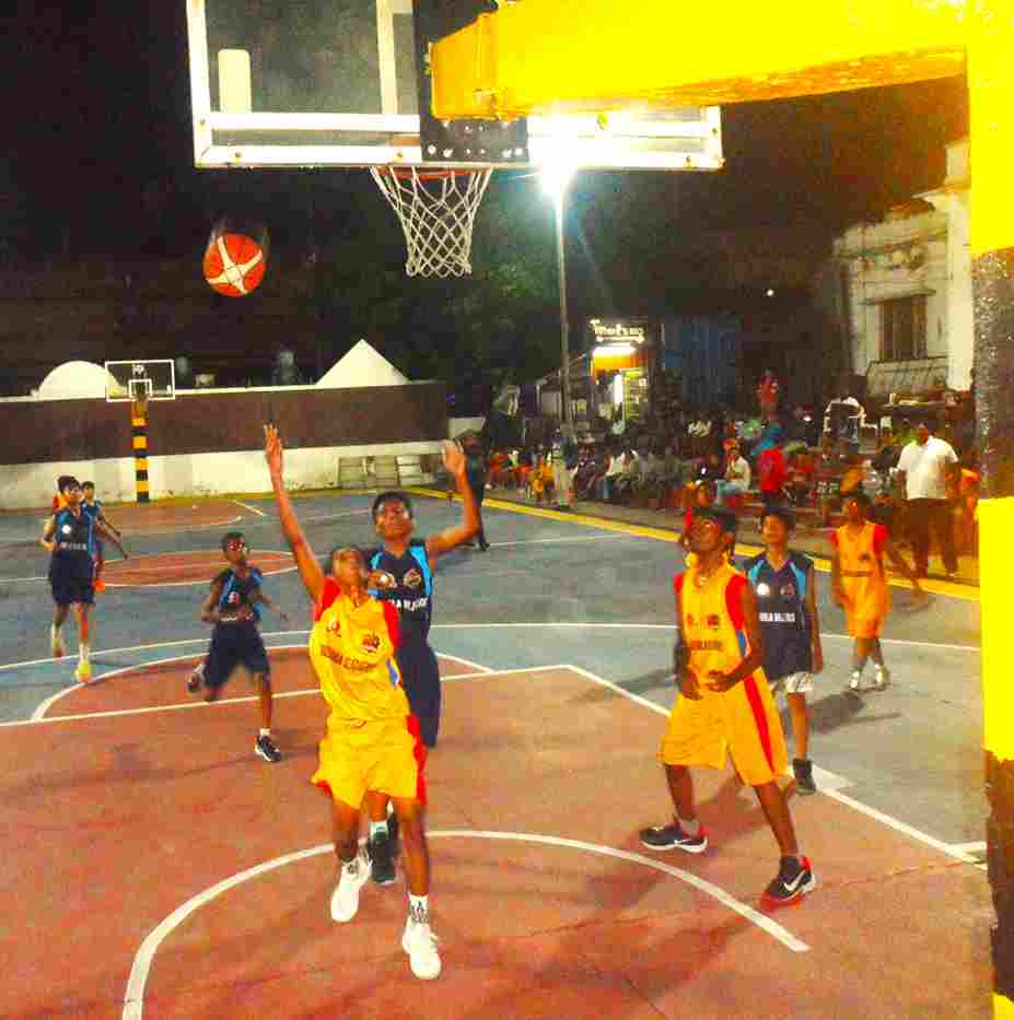 Manideep of Golconda take a shot against Birla