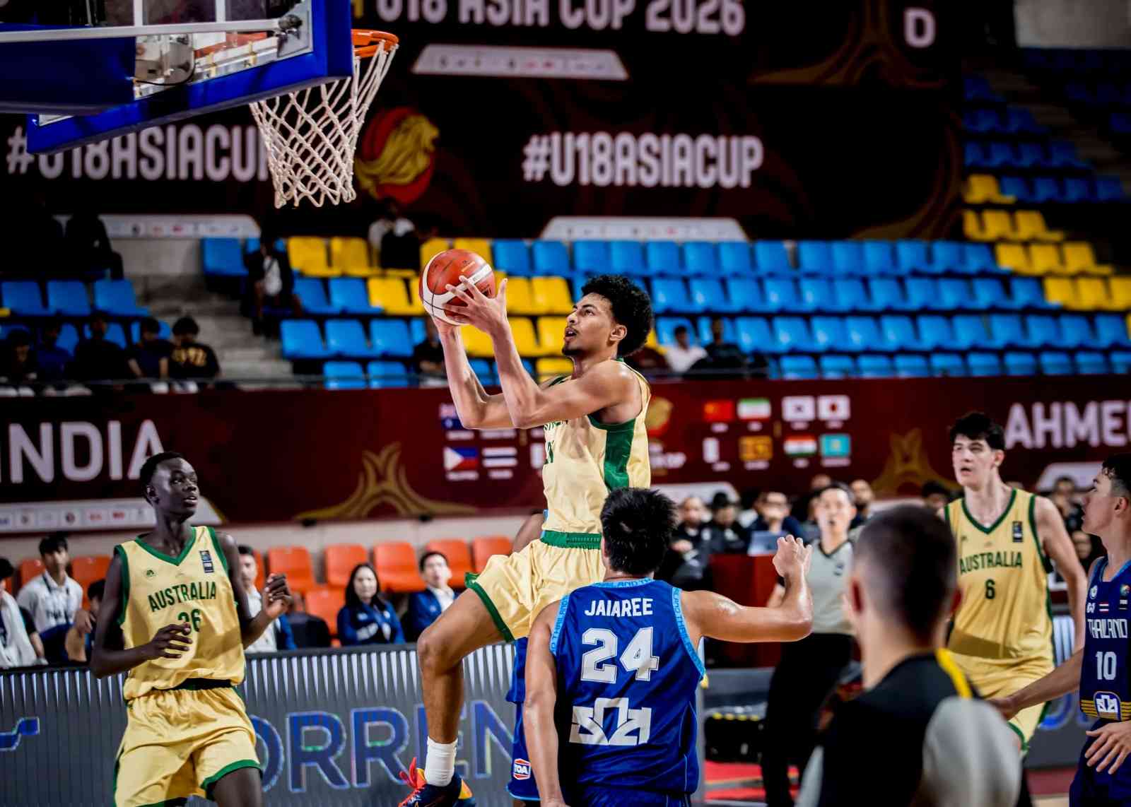 Defending champs Australia thrash Thailand 102-32 in FIBA U-18 Asia Cup