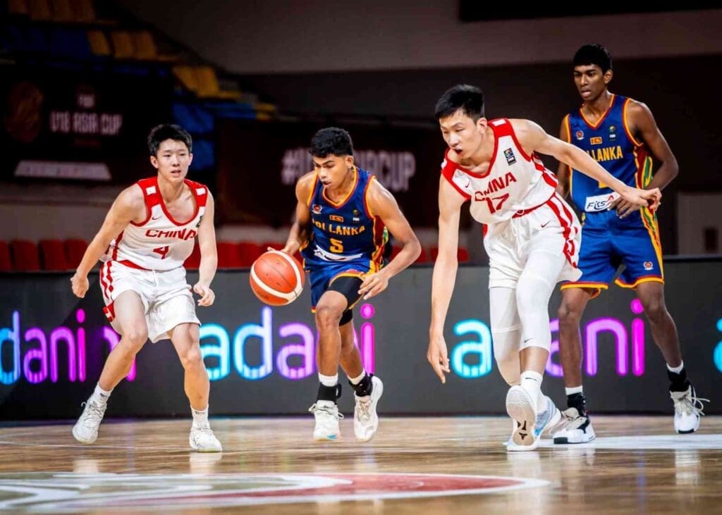 China vs Sri Lanka in FIBA U-18 Asia Cup