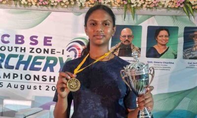 Veeravalli Joshitha wins U-19 archery gold