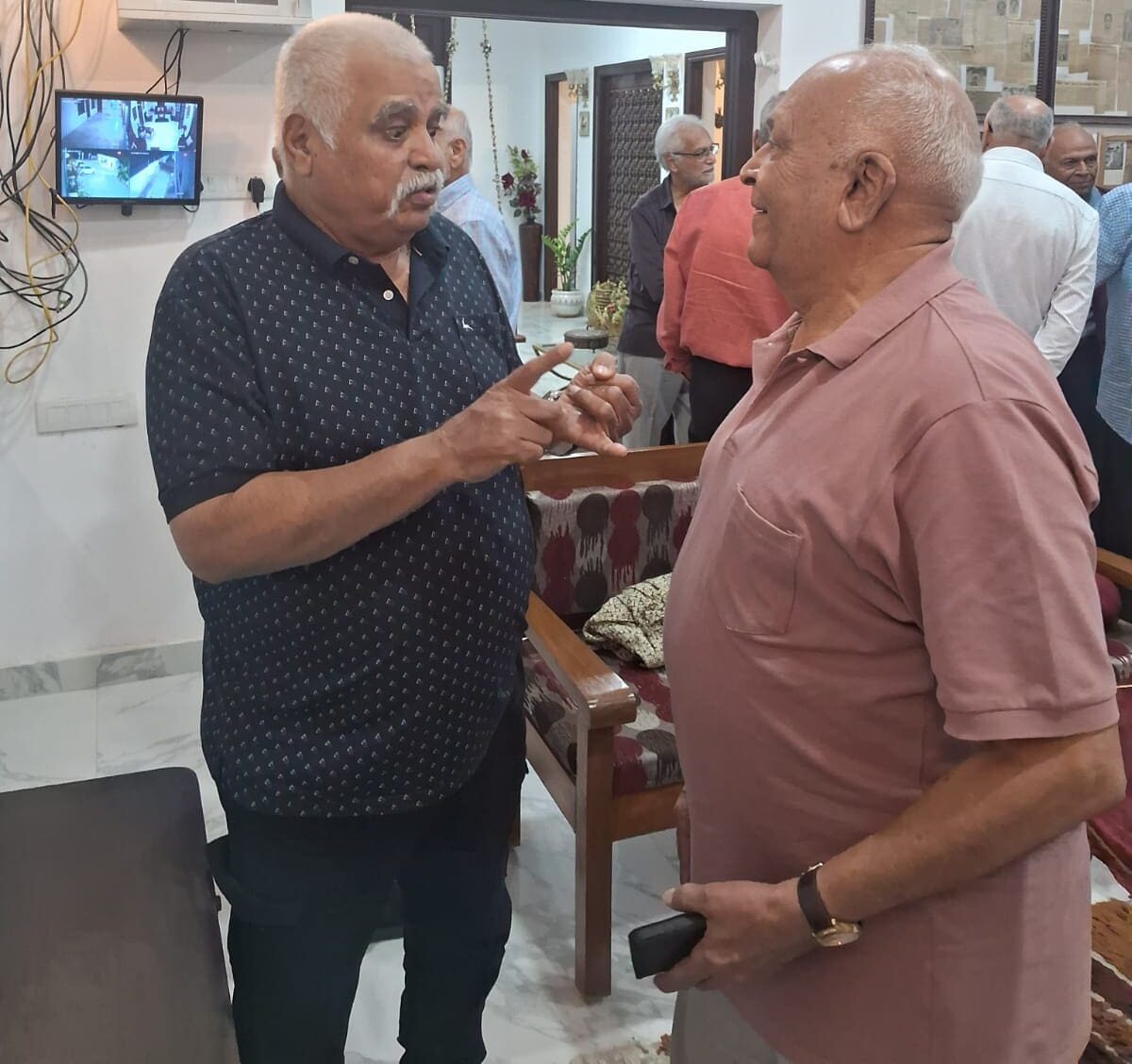 Abdul Jabbar Khan with Kenia Jayantilal