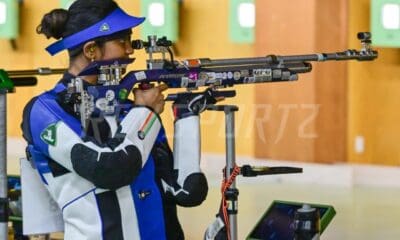 Elavenil Valarivan helps India win two silver medals on the opening day
