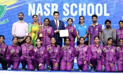 Andhra Pradesh and Telangana girls who finished runners-up in Under-17 category