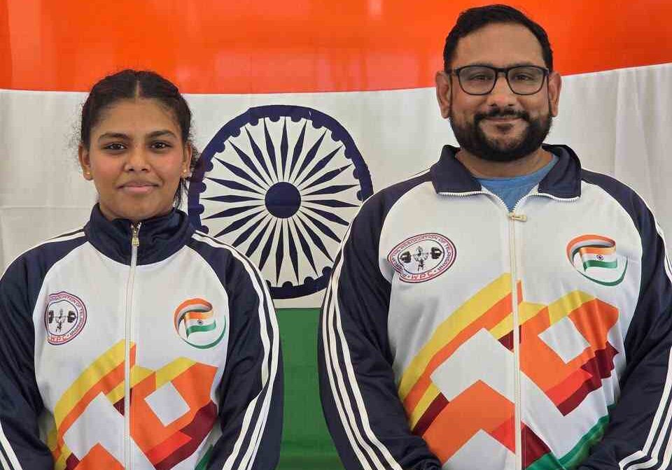 Ajay Banerjee and S Vanisha Rao for World Powerlifting championships