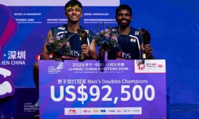 Satwiksairaj Rankireddy and Chirag Shetty win doubles title at the China Masters
