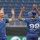 Craig Young celebrates with skipper R Ashwin