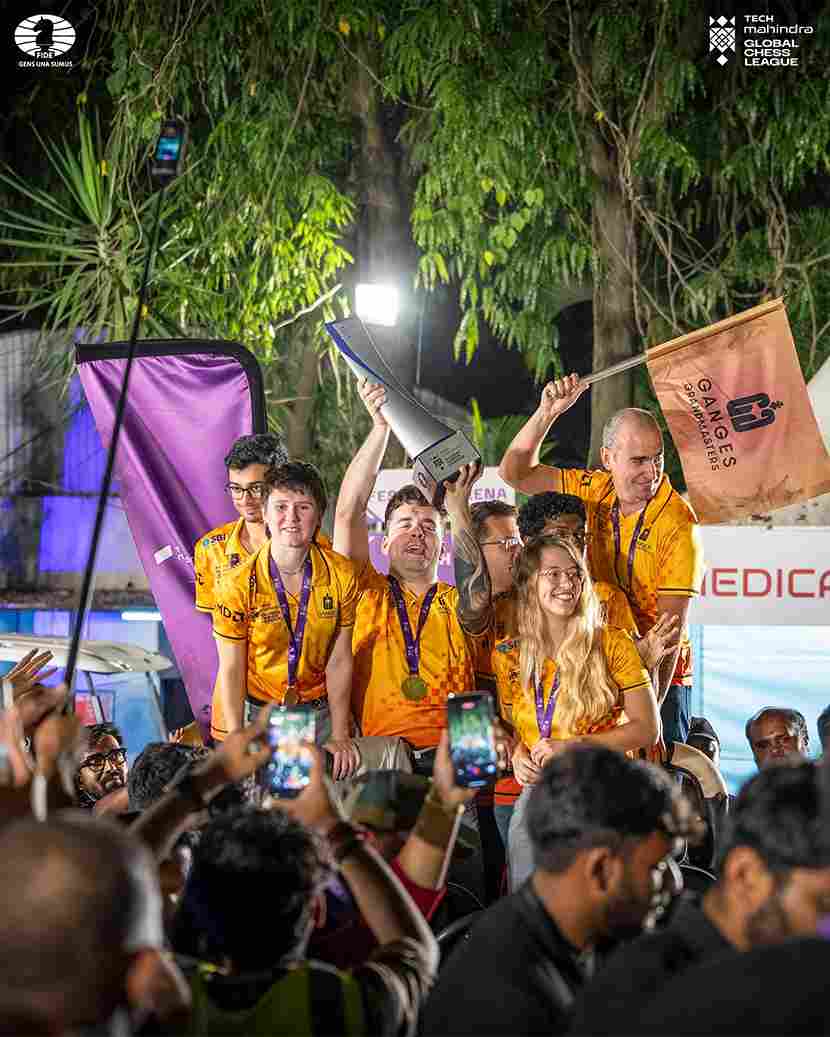 Ganges Grandmasters victory parade