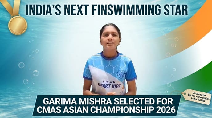 Garima Mishra to represent India at CMAS Asian Finswimming Championship