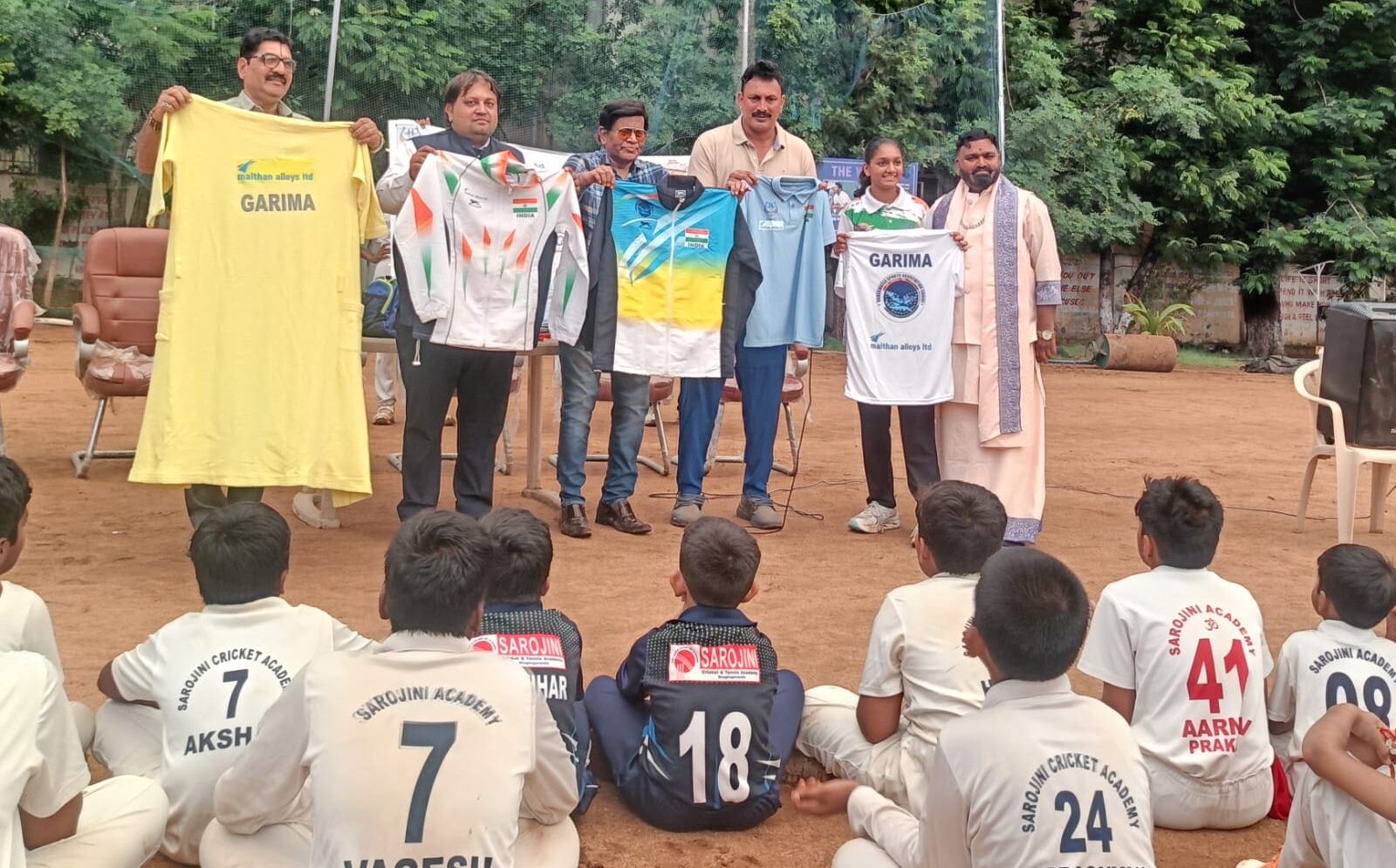 Garima Mishra felicitated at Sarojini Sports Academy