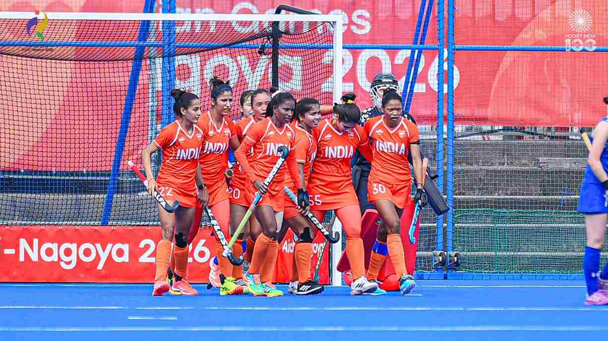 Indian women down Japan 3-1 assure themselves of a hockey semifinal berth with one game to go