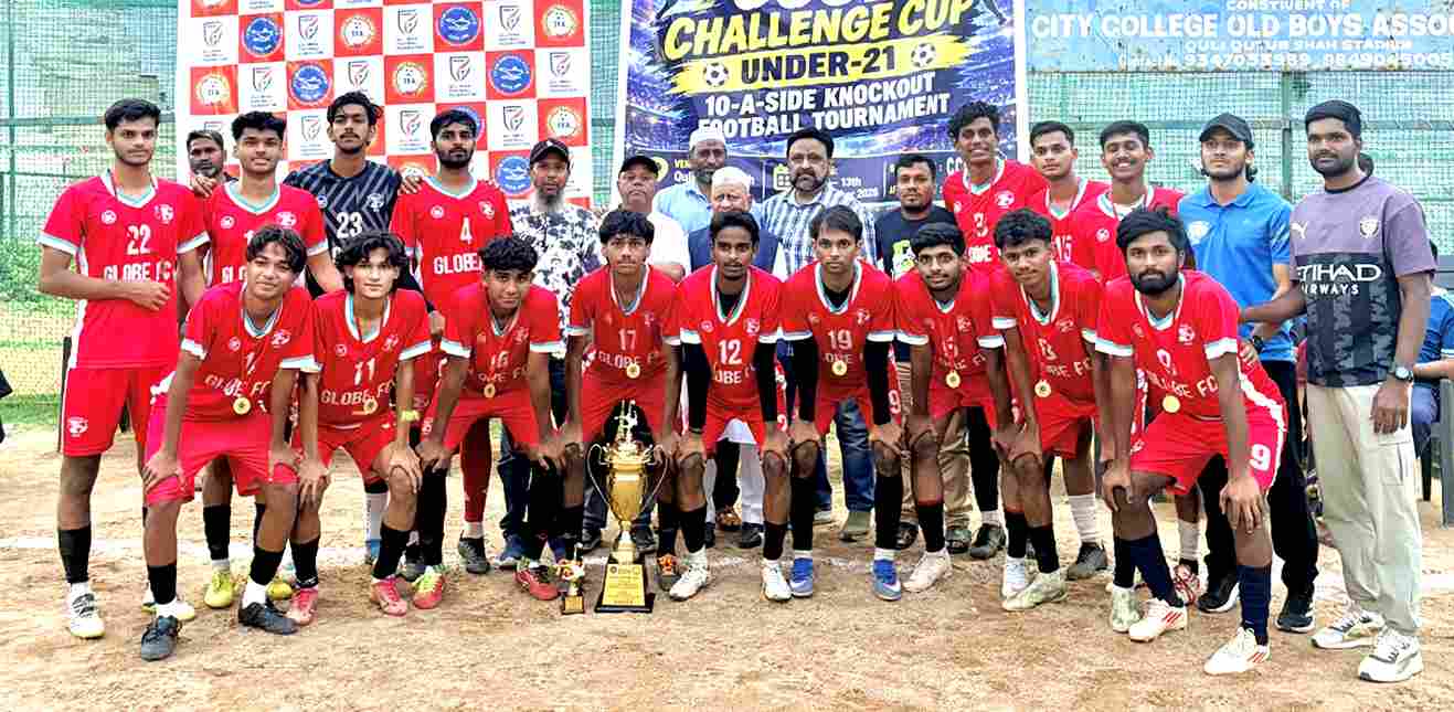 Hyderabad Globe, winners of the CCOB Cup