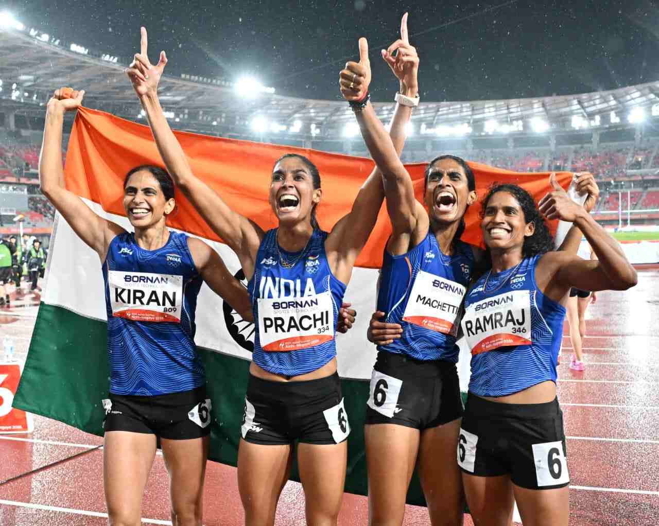 India women’s 4x400m relay team ends gold wait; Gulveer Singh completes hat-trick