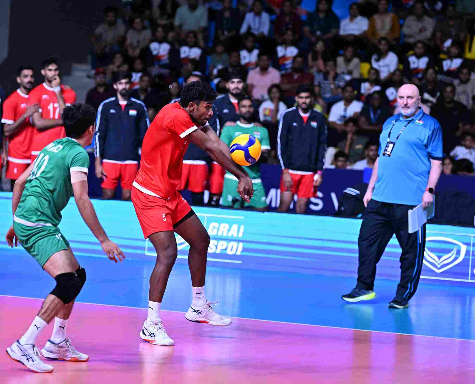 India spike their way past Qatar to set up quarterfinal clash against Pakistan