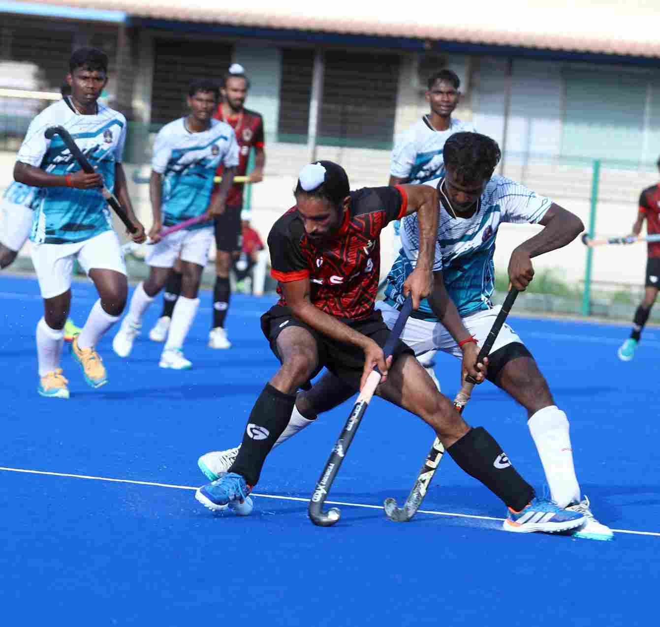 Railway Sports Promotion Board (RSPB) hammered Tamil Nadu Police 12-1