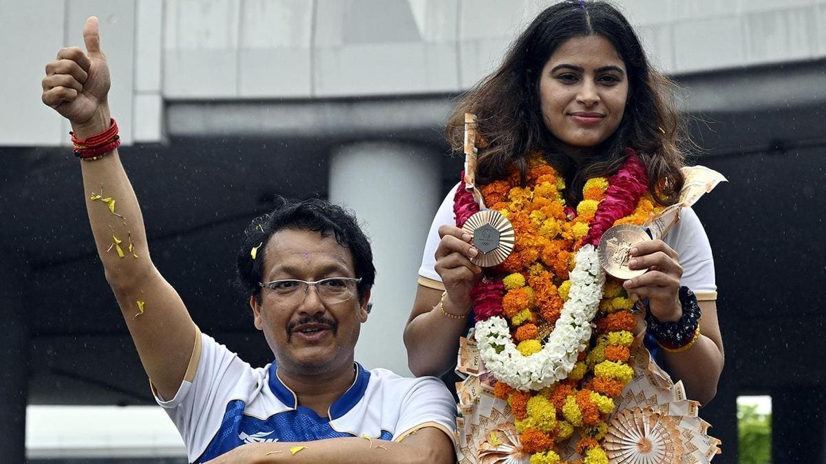 Jaspal Rana and Manu Bhaker