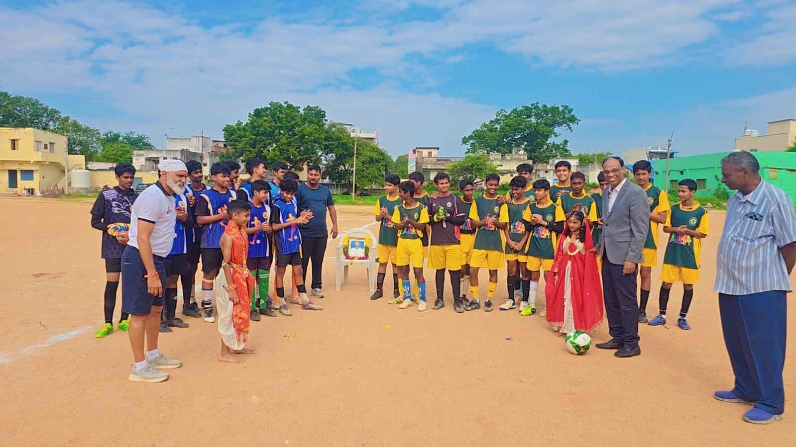 Victor Amalraj at the 13th Jaya Rao memorial football