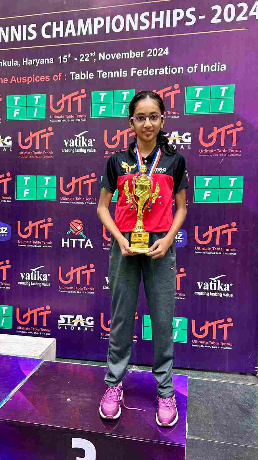 Saanvi reigns supreme with a hat-trick