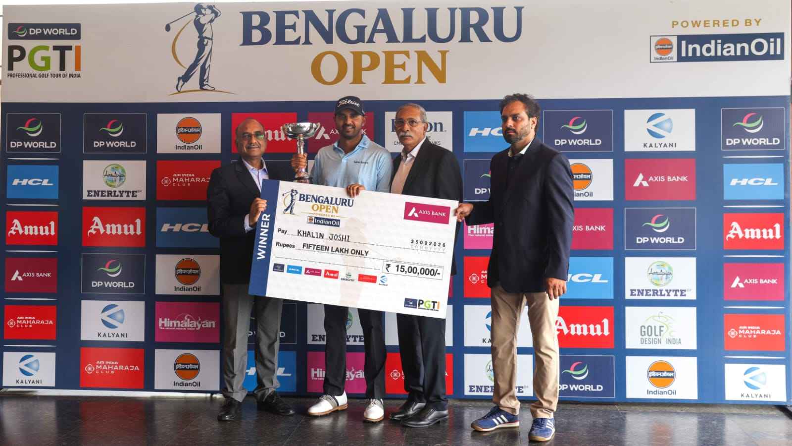 Khalin adds fourth title of the season, makes it back-to-back wins with five-shot triumph in Bengaluru