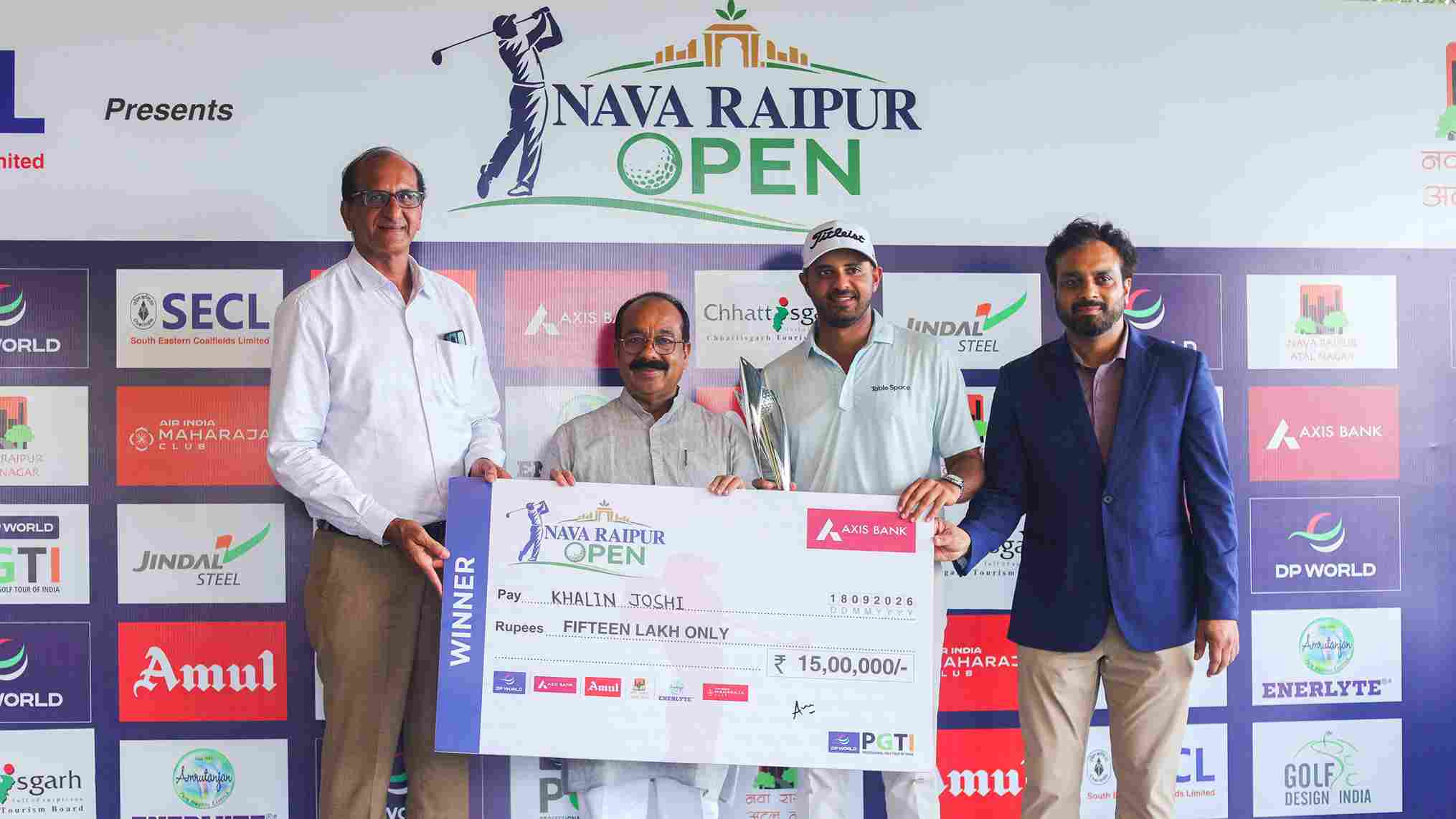 Khalin Joshi wins Nava Raipur Open