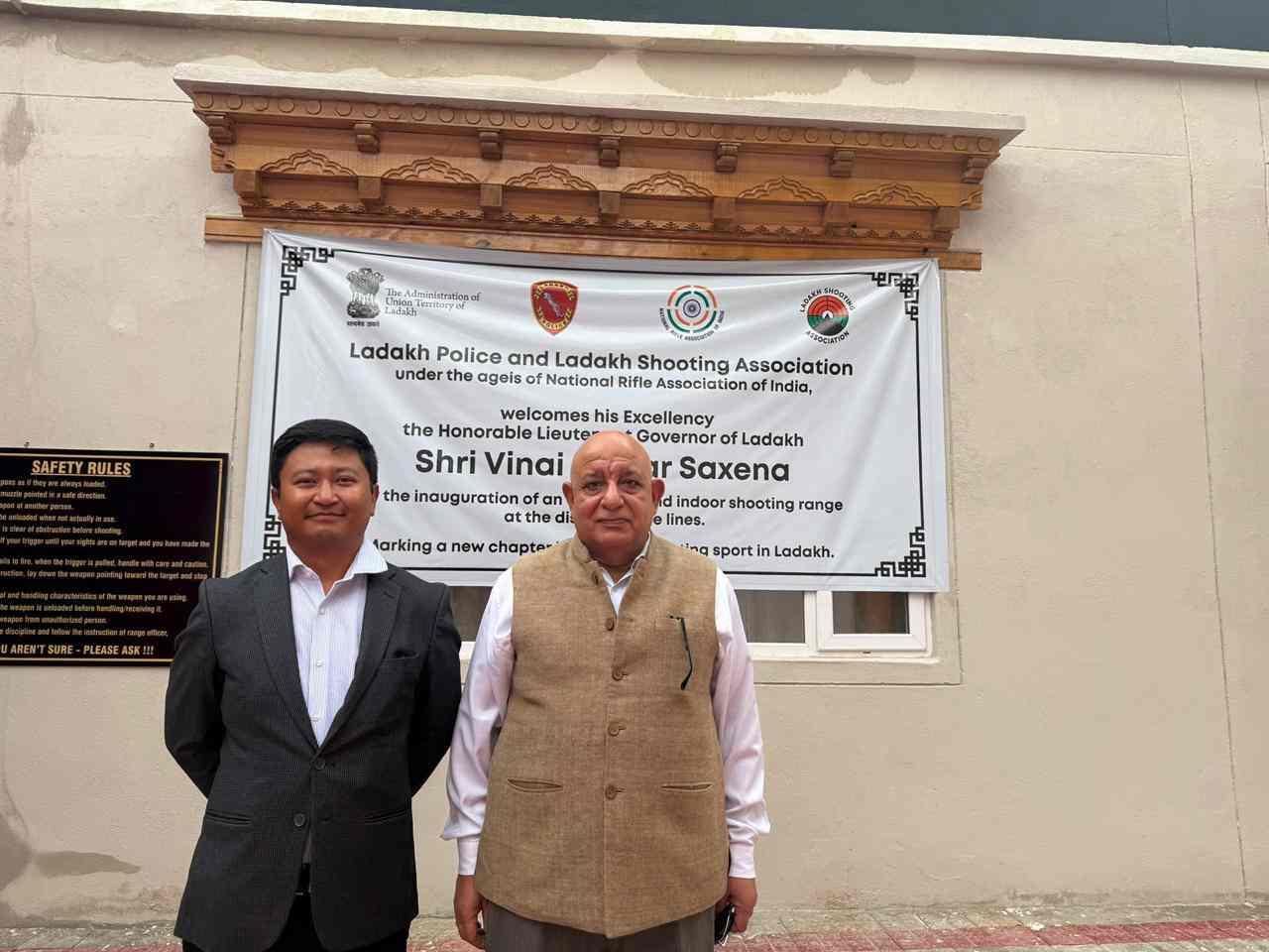 NRAI welcomes new chapter for shooting in Ladakh with inauguration of indoor range in Leh