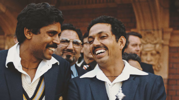Mohinder Amarnath and Kapil Dev at the 1983 World Cup
